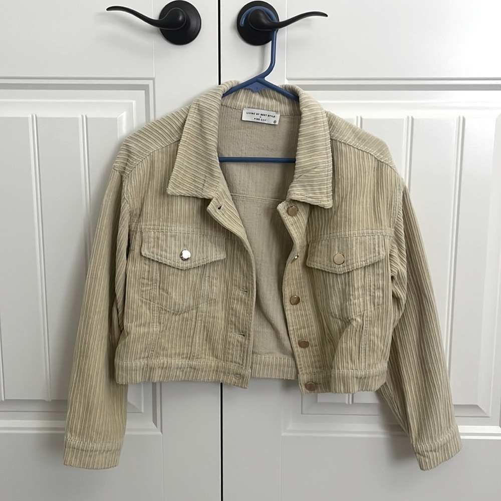 Pink Lilly corduroy jacket